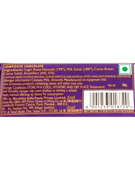 Cadbury Dairy Milk Roast Almond (38 G)-3