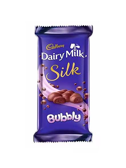 Cadbury Dairy Milk Silk Bubbly (120 G)-454