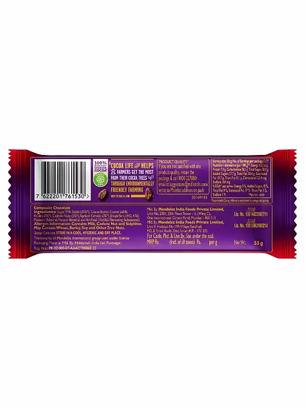 Cadbury Dairy Milk Silk Fruit Nut (55 G)-3