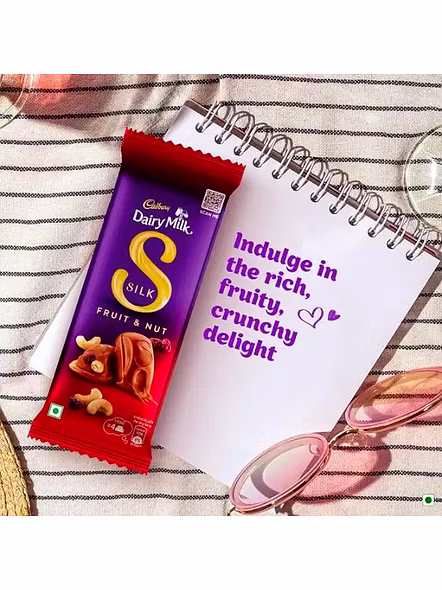 Cadbury Dairy Milk Silk Fruit Nut Big (135 G)-2