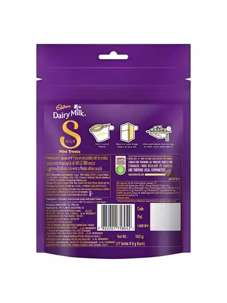 Cadbury Dairy Milk Silk Mini Treats Pouch (153 G)-3