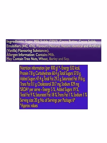 Cadbury Dairy Milk Chocolate (134 G)-1