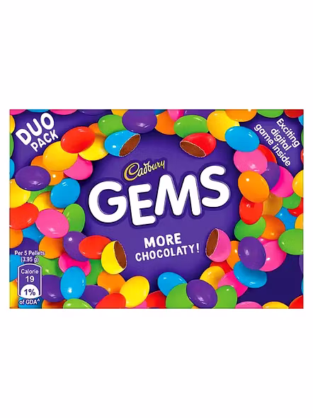 Cadbury Gems Duo Pack (25 G)-478