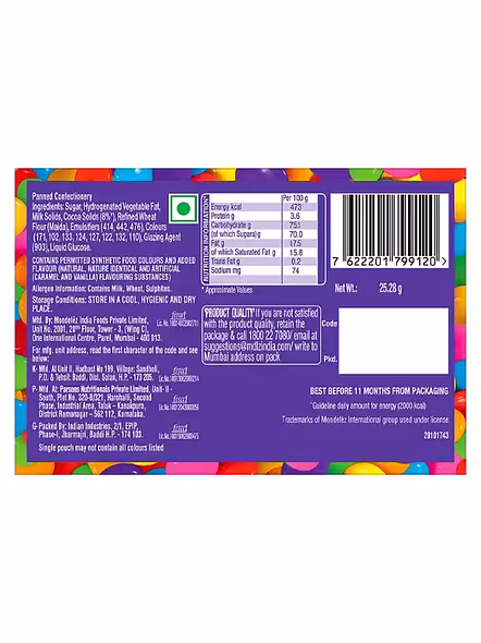 Cadbury Gems Duo Pack (25 G)-1