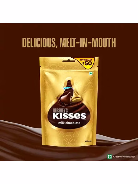 Hersheys Kisses Milk Chocolate Pouch (36 G)-2