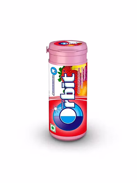 Orbiti Mixed Fruit Flavour Chewing Gum (22 G)-547