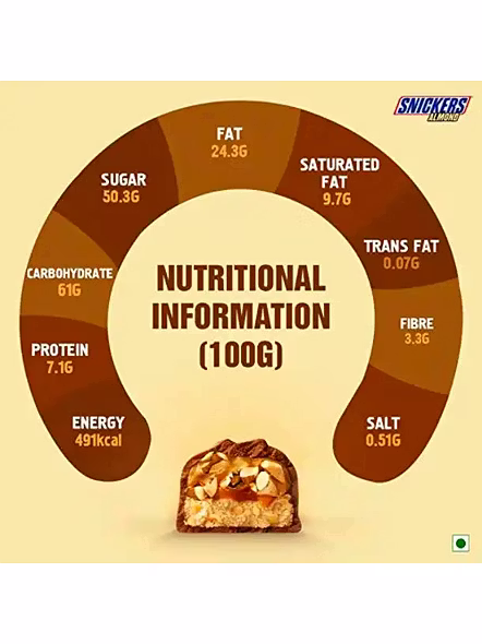Snickers Almond Chocolate Bar (22 G)-2