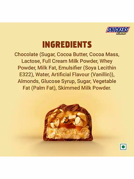 Snickers Almond Chocolate Bar (45 G)-1