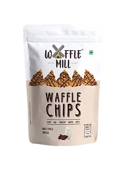 Waffle Chips Milk Choco Drizzle (85 G)-566