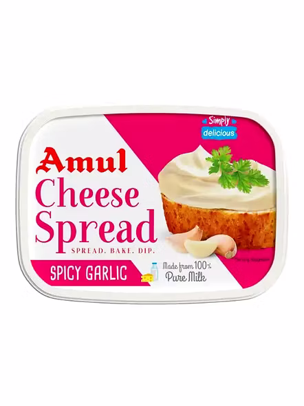 Amul Cheese Spread Garlic (200 G)-592