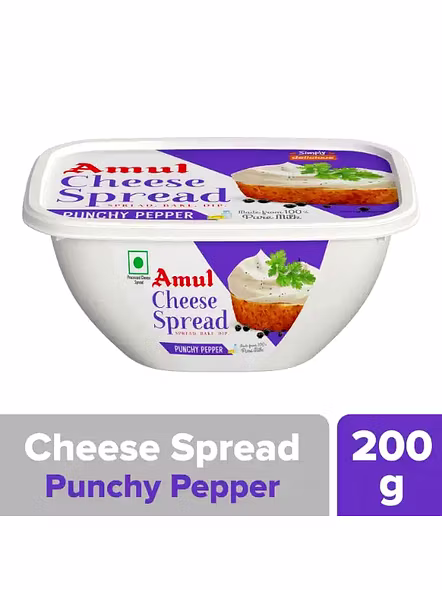 Amul Cheese Spread Pepper (200 G)-2