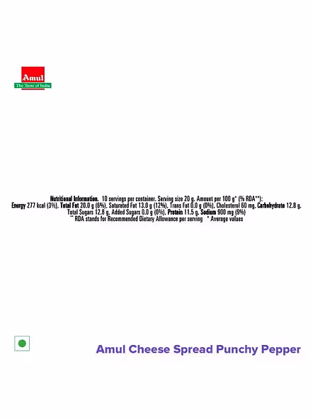 Amul Cheese Spread Pepper (200 G)-3