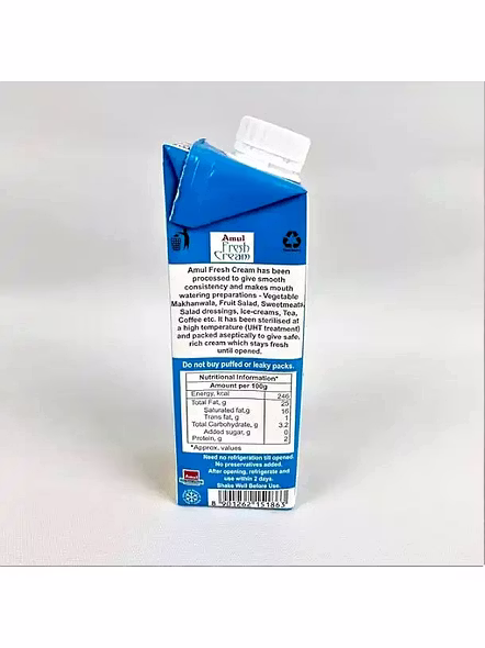 Amul Fresh Cream (250 Ml)-2