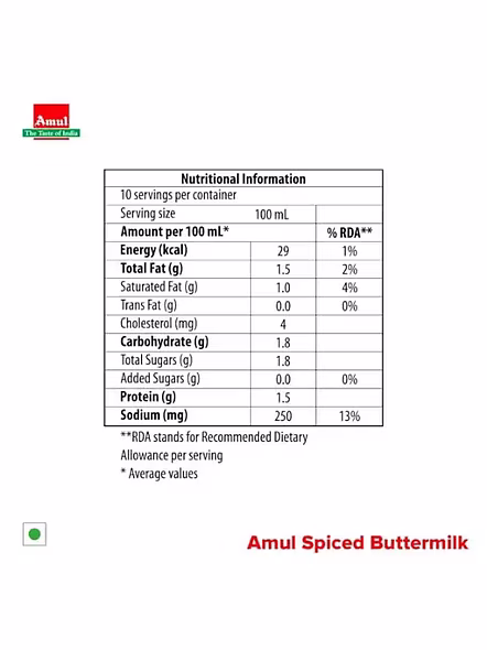 Amul Masti Butter Milk (1 Lt)-2