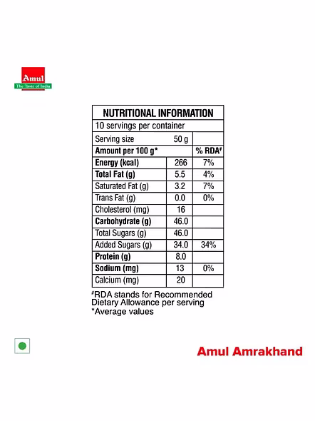 Amul Shrikhand Amrakhand (500 G)-1