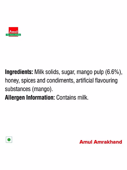 Amul Shrikhand Amrakhand (500 G)-2