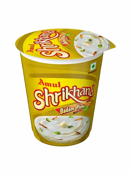 Amul Shrikhand Badam/Pista (500 G)-615