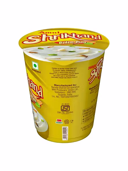 Amul Shrikhand Badam/Pista (500 G)-2