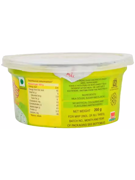 Amul Shrikhand Elaichi (200 G)-2