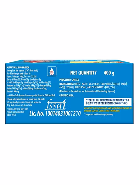 Britannia Cheese Block (400 G)-3