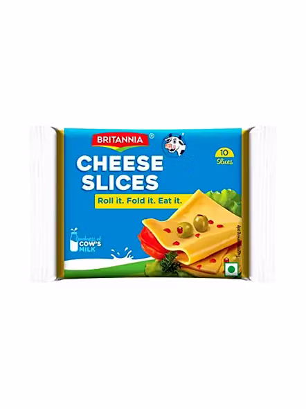 Britannia Cheese Slice 10P (200 G)-622