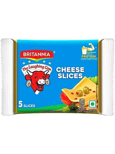 Britannia Cheese Slice 5P (100 G)-624