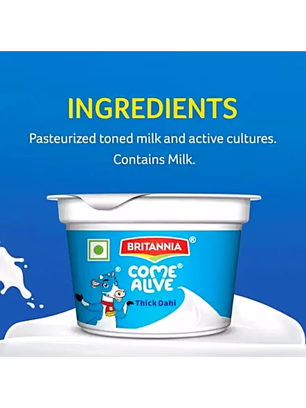 Britannia Dahi Come Alive Thick (150 G)-1