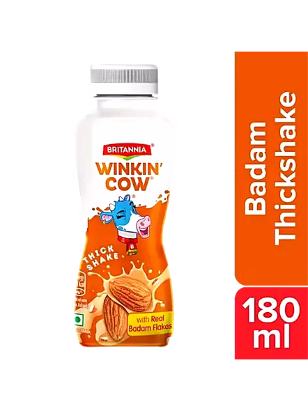 Britannia Milk Shake Badam Flakes (180 Ml)-630