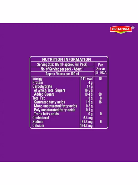 Britannia Milk Shake Bourbon (180 Ml)-3