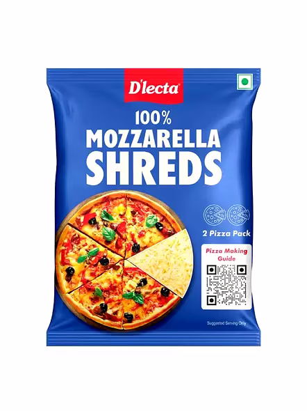 Dlecta Mozzarella Cheese Shredded (140 G)-646