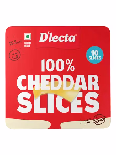 Dlecta Natural Cheddar Cheese Slices (200 G)-648
