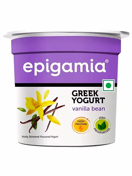 Epigamia Greek Yogurt Vanilla Bean (85 G)-657