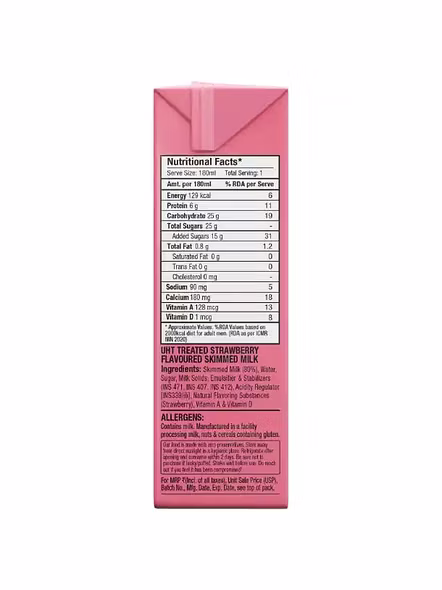 Epigamia Milkshake Strawbery (180 Ml)-2