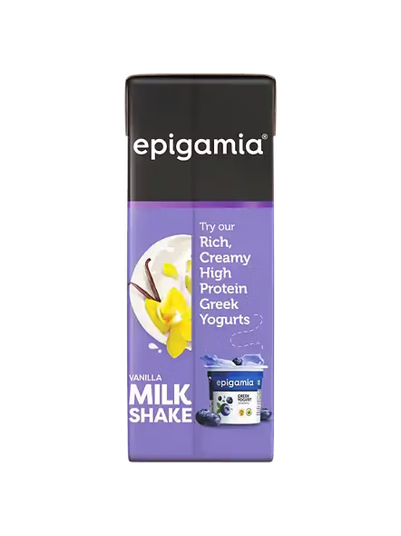 Epigamia Milkshake Vanilla (180 Ml)-1