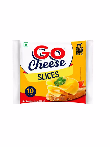Go Cheese Slices Plain (10 Pcs)-669