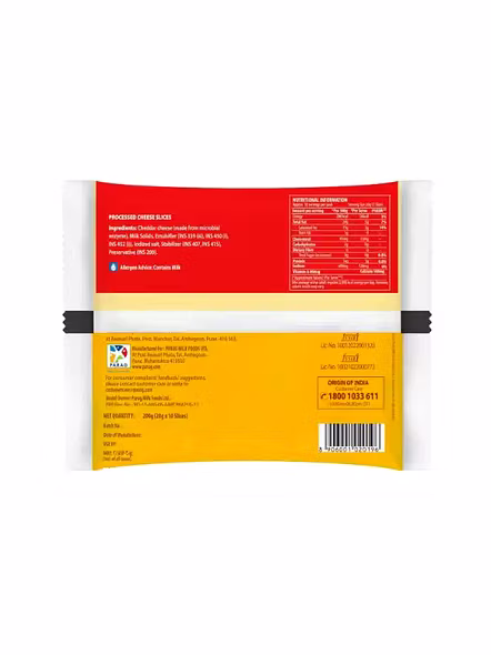 Go Cheese Slices Plain (10 Pcs)-1