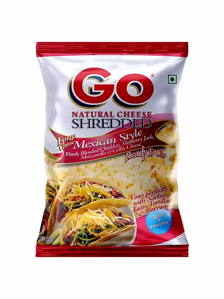 Go Maxican Pasta Cheese Shredded (150 G)-671