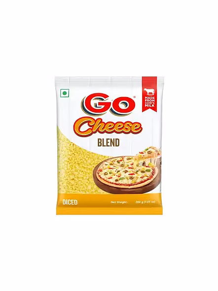 Go Mozzarella Blend Cheese Shredded (200 G)-672