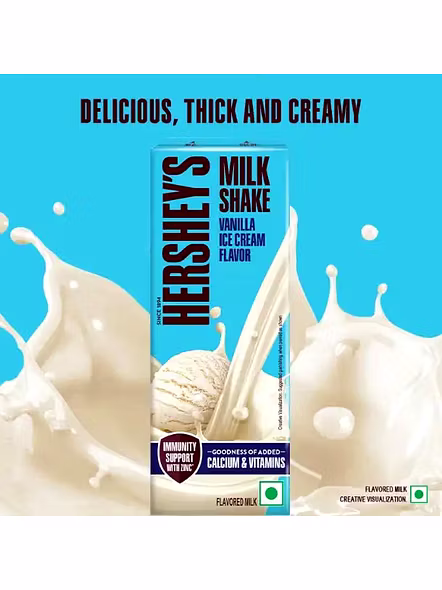 Hersheys Milkshake Vanilla Ice Cream (180 Ml)-1