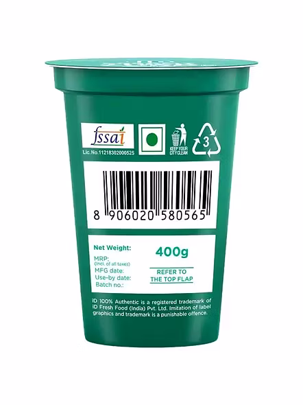Id Natural Thick Curd Dahi (400 G)-1