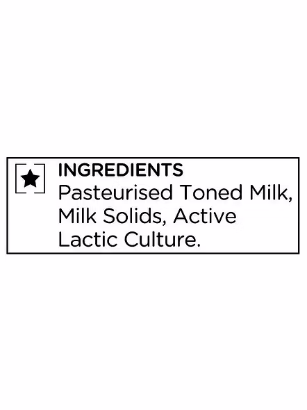 Id Natural Thick Curd Dahi (400 G)-3