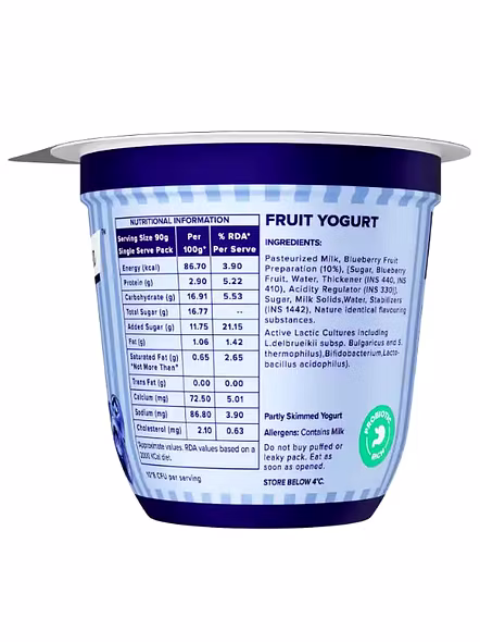 Mamie Yop Blueberry Yoghurt (90 G)-1