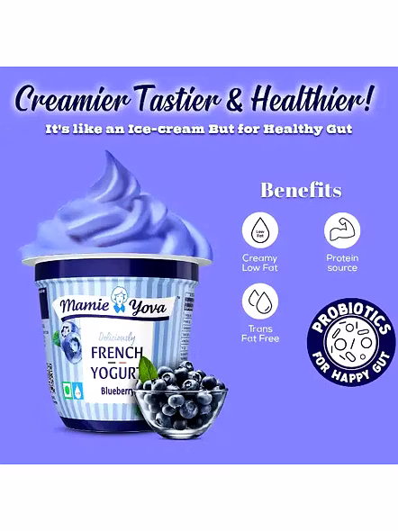 Mamie Yop Blueberry Yoghurt (90 G)-2