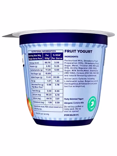 Mamie Yop Strawberry Yoghurt (90 G)-1