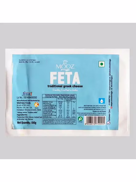 Mooz Feta Cheese Greek (100 G)-693