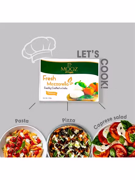 Mooz Mozzarella Cheese Fresh (250 G)-1