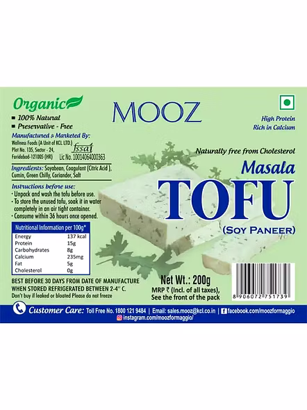 Mooz Tofu Masala Organic (200 G)-3