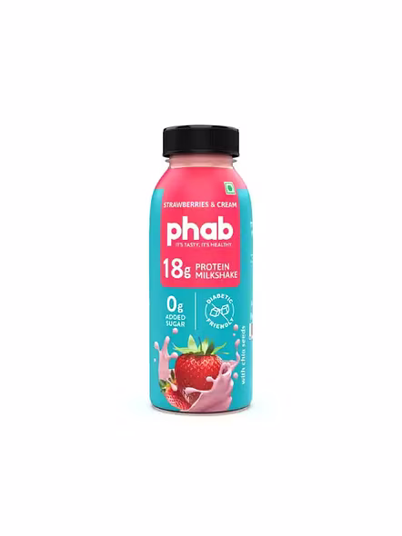 Phab Milkshake Strawberries N Cream (200 Ml)-714