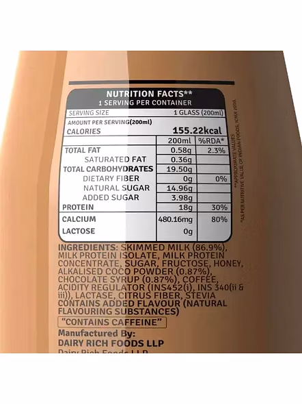 Raw Pressery 18G Protein Milkshake Choco Mint (200 Ml)-1