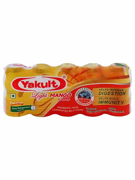 Yakult Light Mango Probiotic Milk Drink (325 Ml)-723